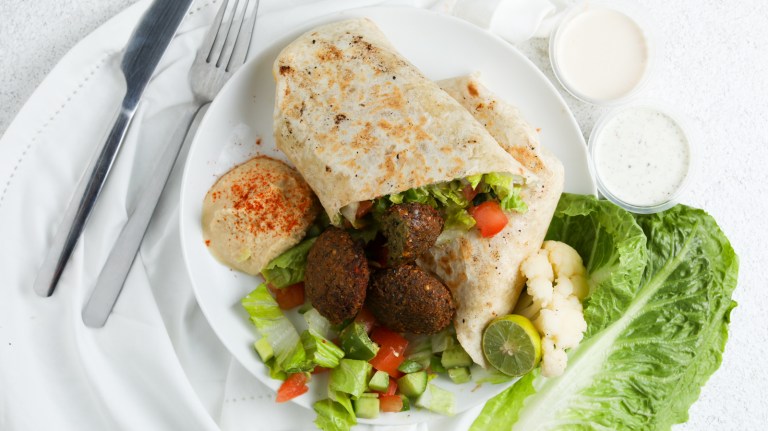Falafel Rainbow Wrap